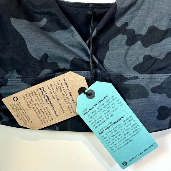 NWT Prana Layna Brami in Black Camo - Size Medium - Picture 6 of 9